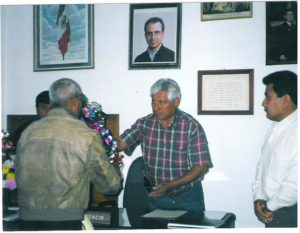 In 1931, Porfirio's grandfather was mayor of Teotitlan del Valle, Oaxaca and, more recently between 1996 and 1998, Porfirio Santiago himself was el presidente municipal (mayor). By then the job had become a three-year unpaid post. © Alvin Starkman, 2007