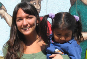 Megan Glore is coordinator of promotion and fundraising for CORAL, a charity in Oaxaca, Mexico to assist the deaf and hearing impaired. © Alvin Starkman, 2010