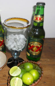 Although many enjoy it, ice is optional in the classic mexican michelada. © Daniel Wheeler, 2011