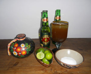 Mexico's popular micheladas have evolved from their three main ingredients — beer, lime juice and salt — to all kinds of flavors, versions and names. © Daniel Wheeler, 2011