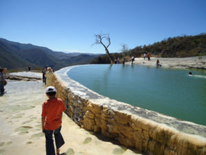 An inviting mineral water pool © Alvin Starkman, 2012