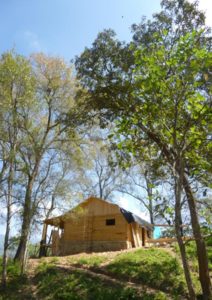 Still under construction, this cabin in Tierra Alta has a magnificent view © David Kimball, 2014