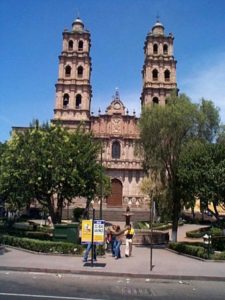 Templo de San Jose is a towered church some blocks northeast of the zocalo.