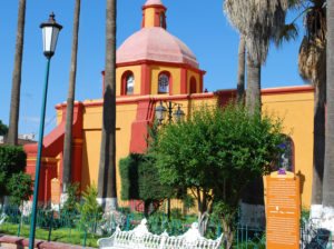 San Sebastián Mártir Church in the plaza of Bernal, Querétaro, was built between 1700 and 1725. The picturesque Mexican city has been designated a "Magical Town." © Jane Ammeson 2009