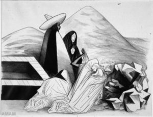 Mexican Landscape. (Mexican Muralists: The Big Three - Orozco, Rivera and Siqueiros)