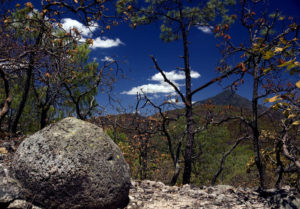 The Piedras Bola of Ahualulco, Mexico, are now easily reachable by bicycle, horseback or on foot thanks to a development plan by the Jalisco Secretariat of Culture, costing at least ten million pesos. © John Pint, 2009