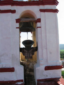San Esteban's bell tower houses four sonorous bells. It is typical of Mexican small town churches. © Julia Taylor, 2008