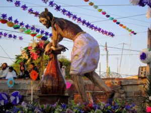 The revered image of Our Lord of the Column is honored each year on Good Friday in San Miguel de Allende, Mexico © Edythe Anstey Hanen, 2013