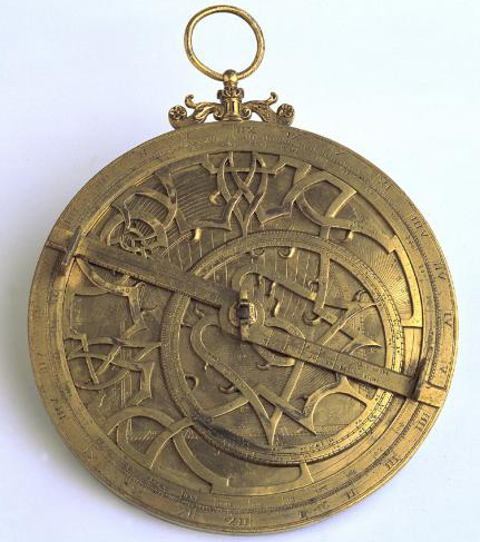 16th century astronomical astrolabe. MN.