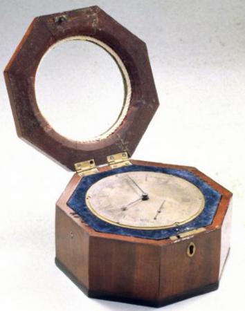 Marine chronometer dating from the end of the 18th century. MN