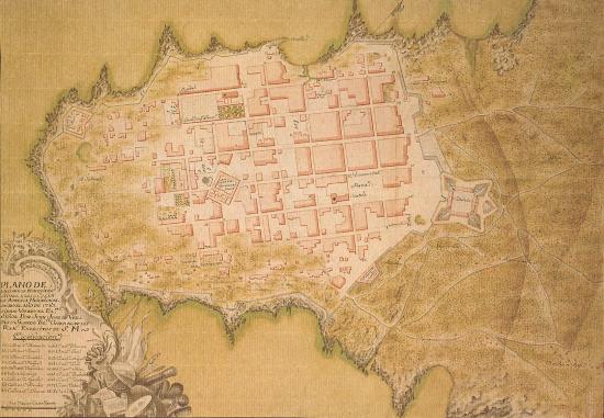 Montevideo in 1783. MN 