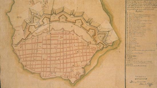 Habana in 1746, according to the plan drawn up by Antonio de Arredondo. SGE