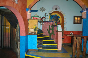 One of many charming restaurants in Zacatecas. This one is located off the courtyard of the San Patricio Café.