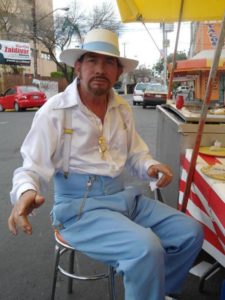 A 'pachuco' in Mexico City wears the characteristic zoot suit © Peter W. Davies, 2013