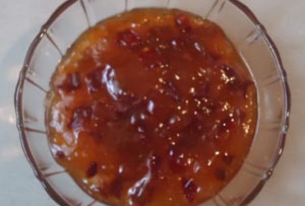 Mexican peach jam with chipotle © Karen Hursh Graber, 2014