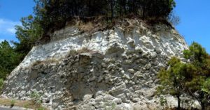 Mexico's Giant Pumice Horizon tells the story of great blocks of pumice that floated on an ancient lake in the caldera and then sank. © John Pint, 2014