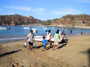 San Agustin Bay, Huatulco, Oaxaca