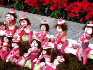 Musicians carved from radishes in a Oaxaca festival © Tara Lowry, 2013