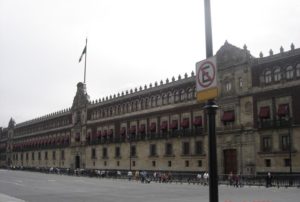 Palacio Nacional on the Zocalo in Mexico City © Raphael Wall, 2014