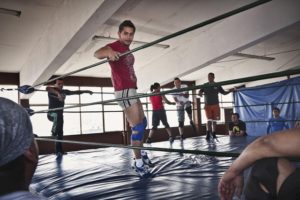 Students are put through their paces in the ring at Mexico City's Star Gym © Annick Donkers, 2012