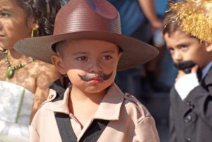 This boy is dressed as Pancho Villa in honor of Revolution Day in Mexico © Christina Stobbs, 2012