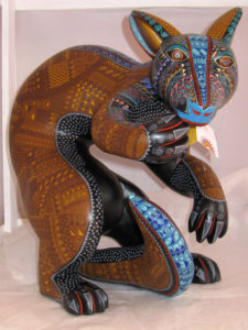 This whimsical marsupial by Jacobo Angeles may have been inspired by the tlacuache, or possum in Oaxaca. © Alvin Starkman 2008
