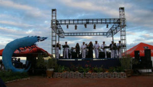 Scene from the annual shrimp festival in San Carlos, Sonora.