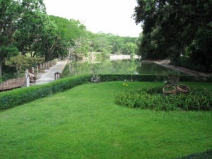 The enormous swimming pool in El Lencero, the former hacienda of Mexico's General Antonio Lopez de Santa Anna, located between Xalapa and the city of Veracruz. © Donald J. MacKay, 2009