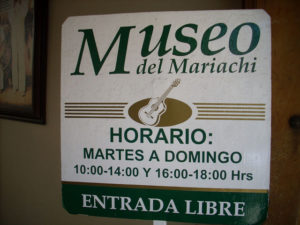 The Mariachi Museum in Cocula, Jalisco welcomes visitors from Tuesday through Sunday, 10:00 to 2:00 and 4:00 to 6:00. © Gary West, 2010