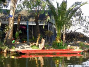 Simple transport for a simple lifestyle on the waterways of Xochimilco, Mexico © Edythe Anstey Hanen, 2013