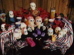 Day of the Dead decorations in Mexico