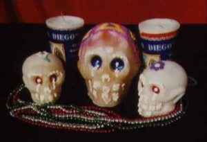 Day of the Dead decorations in Mexico