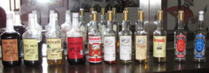 Some of the many presentations of the norther Mexico drink, sotol © William Kaliher, 2011