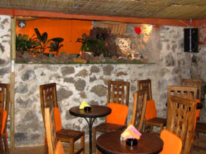 Cristina Tarozzi is responsible for the decor and menu of La Osteria in Catemaco, Mexico. © William B. Kaliher, 2010