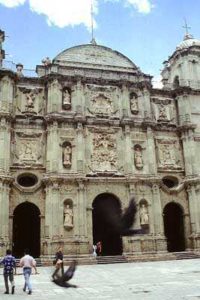 Facade of the Oaxaca Cathedral