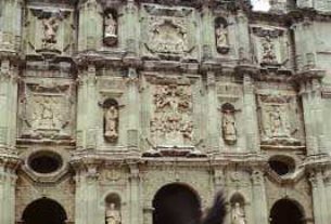 Facade of the Oaxaca Cathedral