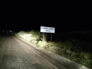 Arriving in San Marcos Tlapazola, Oaxaca at 4:15 a.m © Alvin Starkman, 2012