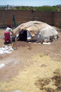 Preparing the temazcal, a traditional native Mexican American purification ceremony © Jeffrey Bacon, 2012