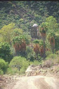 The entrance to San Javier, a Baja California Sur mission town founded in 1699. © John McCaffery, 2001