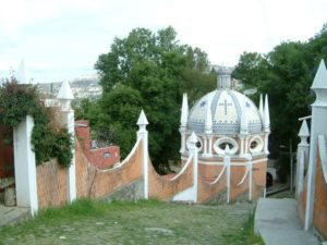 The interesting small Capilla del Pocito de Agua Santa that you pass on your way to the Santuario is apparently the place where the Juan got the water.