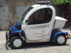 Cuernavaca tourism officials opt for new, eco-friendly transportation. © Anthony Wright, 2009