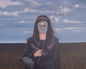 Vacio (Emptiness), a painting by Mexican artist Lorena Rodriguez © Erin Cassin, 2007