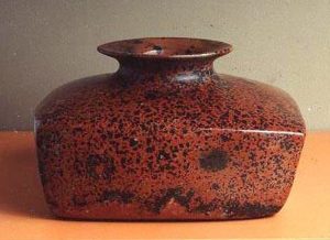 Pre-Hispanic ceramic pot from Colima's ancient ceramics.