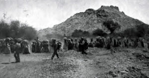 Many Yaquis died during the long, brutal march from San Blas, Nayarit to San Marcos, Jalisco in the early 1900s. Photo from Barbarous Mexico by K. Turner © K. Turner 1910