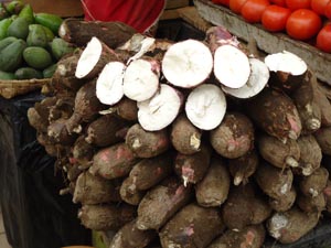 Yucca in a Mexican market © Karen Graber, 2012