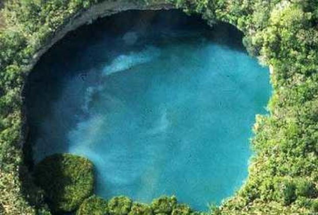 The Zacatón Sinkhole