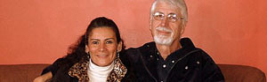 Marta Palomares and her husband, Michael Dickson