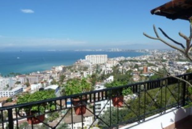 View of the ocean from a Puerto Vallarta balcony © Mexi-Go! 2011