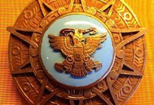 Placa Orden Aguila Azteca