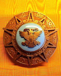 Placa Orden Aguila Azteca